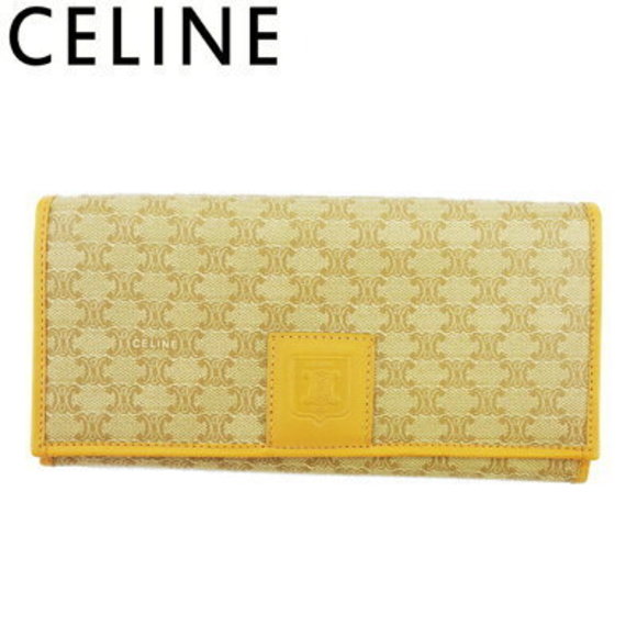 Celine long Wallet zipper macadam beige brown leather - Picture 1 of 6